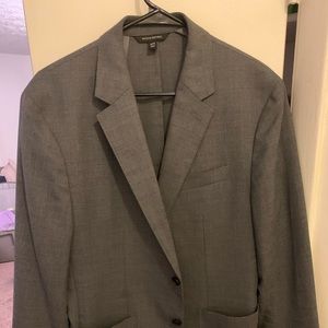 Grey Banana republic suit blazer top size 42S slim